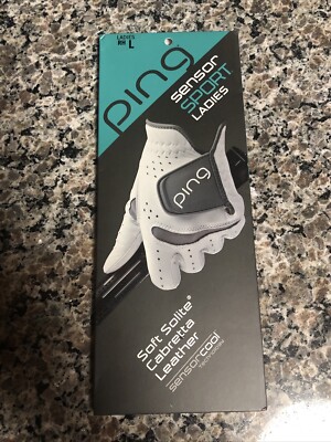 Ping Golf Glove Ladies Large Right Hand  Cabretta Leather Sensor Sport