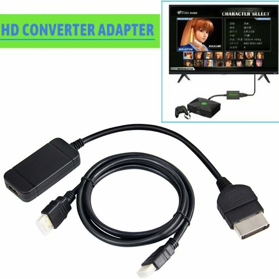HDMI Console Converter Adapter HD Cable For Original XBOX Support 1080P/720P AUK - Image 4 of 4