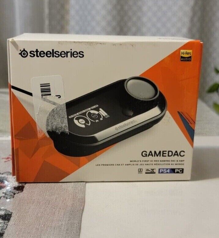 SteelSeries GameDAC Certified Hi-Res Gaming DAC and Amp for PS4 and PC .