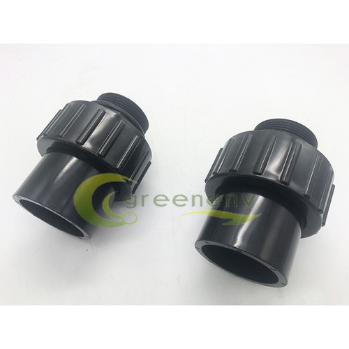 2 Union Plumbing Joints 1.5" NPT x 1.5" Swimming Pool Spa Pump Slip Fitting CPVC - Picture 6 of 9