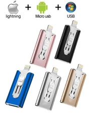 Flash Drive 512GB 1TB Photo Stick USB 3.0 Memory For IPhone 6 7 8 11 Pro X XR XS