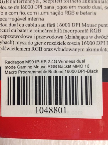 NEW Redragon M901P-KS Perdition Pro Mouse Wired & Wireless Gaming Mouse FreeShip - Picture 10 of 10
