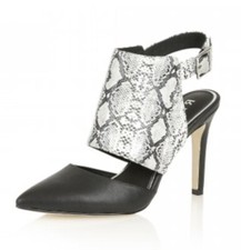 Ravel  snakeskin effect stiletto shoes UK 4 New In Box