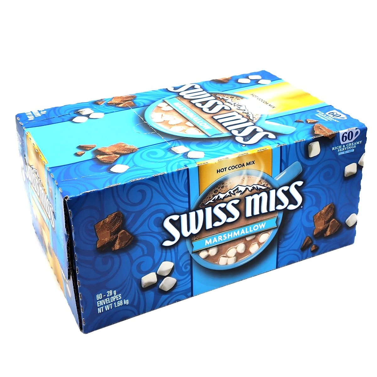 （ミズイ）COCOCHI８箱 Swiss Miss Hot Cocoa Mix with Marshmallow 60 Sachets Rich & Creamy