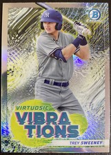 Trey Sweeney 2022 Bowman Chrome Virtuosic Vibrations Baseball Card #VV3
