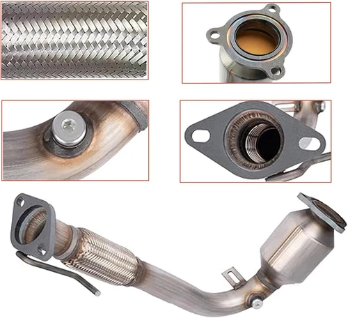 For Chevy Equinox 2.4L BOTH Catalytic Converters 2010 2011-2014 DIRECT FIT 55496 - Picture 8 of 12