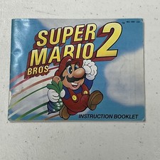 Super Mario Bros. 2 Nintendo NES Manual Only Instruction Booklet Authentic