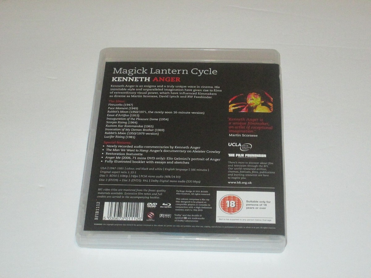 アシー 幻燈 Magic Lanterns DVD Kenneth Anger: Magick Lantern Cycle Blu-ray UK - Import