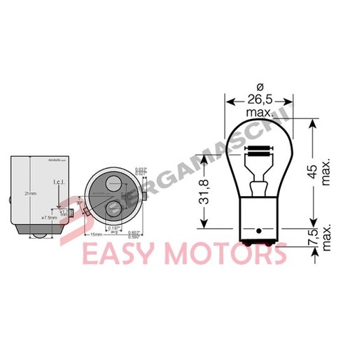 2 X OSRAM H9B 12V 65W LAMPE LAMP 64243 PGJY19-5 MADE IN GERMANY SNAP IN LITE EBa - Foto 10