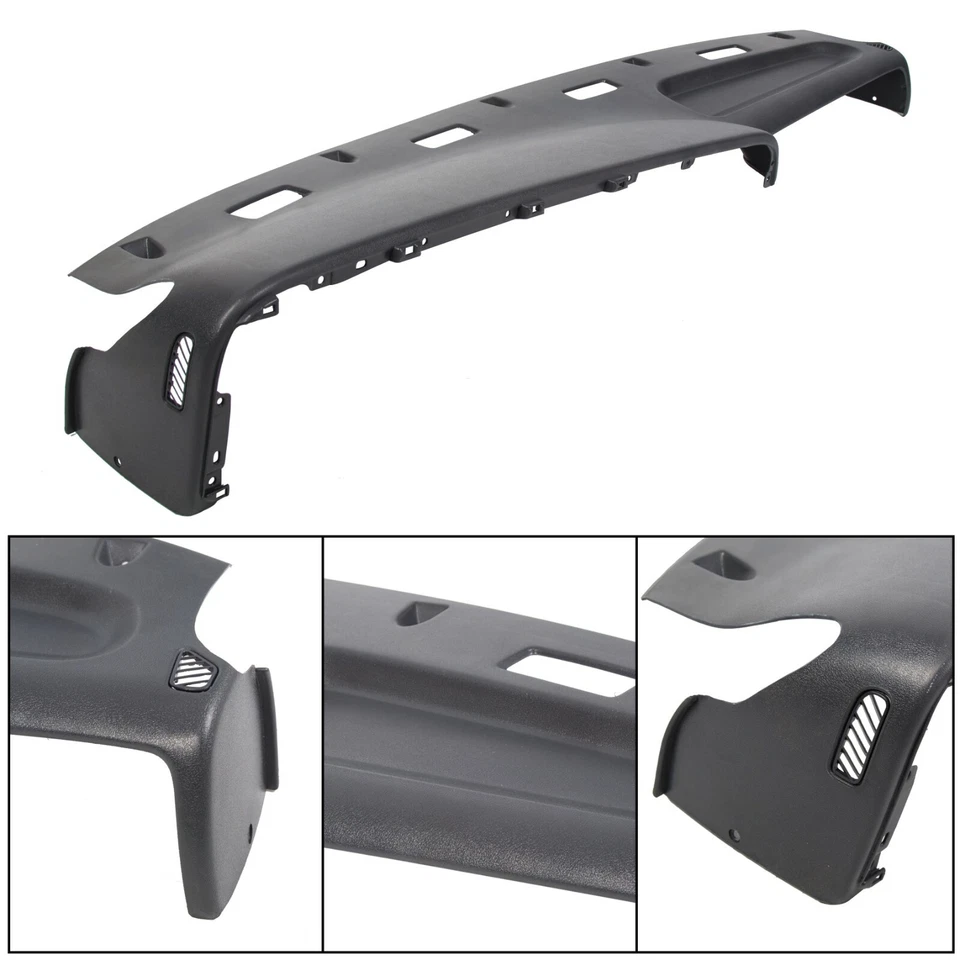 For 1994-97 Dodge Ram 1500 2500 3500 Dash Board Panel Pad Cover Replacement Gray - Image 2 of 4