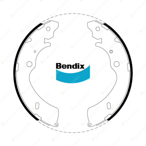 Bendix Rear Brake Shoes for Holden Colorado RC 3.0 3.6 RG 2.4 Rodeo RA 3.5 - Picture 2 of 2