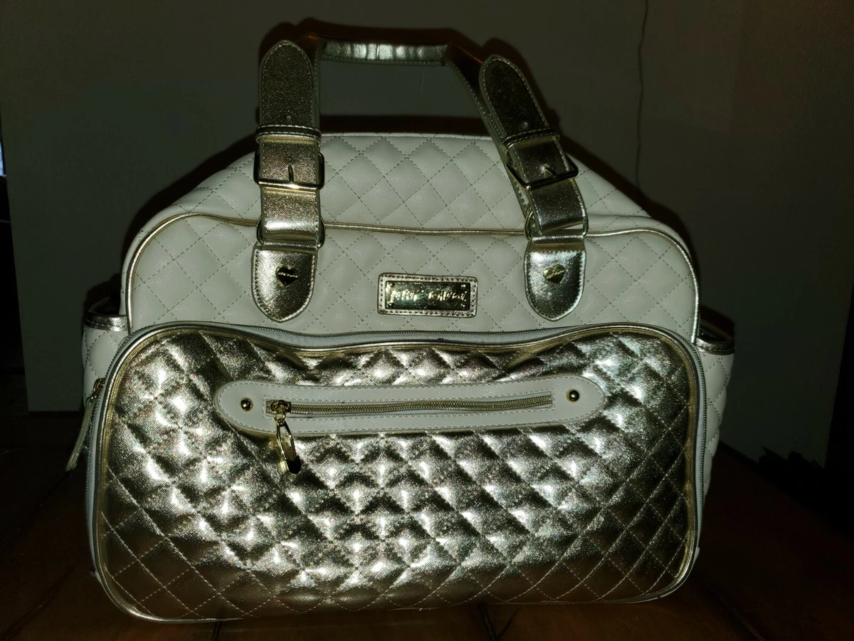 Betsey Johnson XL Signature Weekender Diaper Overnight Duffle Bag 17