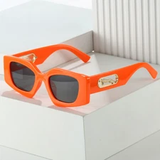 Oversized Square Sunglasses Luxury Retro Men Women Hip Hop Shades Glasses UV400