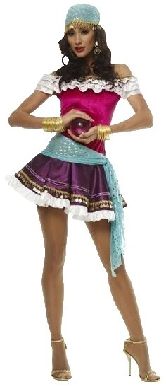 Velour Multi-Color Dress Costumes