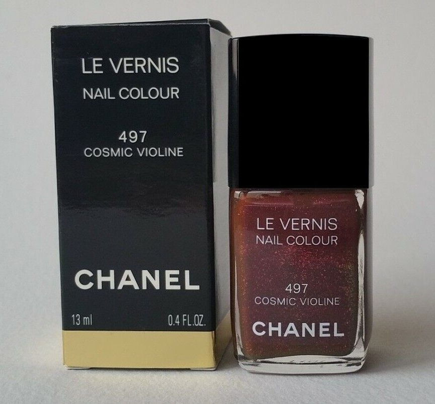 CHANEL Le Vernis Nail Polish 497 COSMIC VIOLINE | eBay
