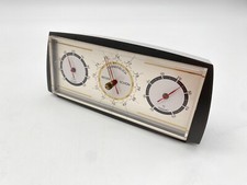 WETTERSTATION KUNSTSTOFF 1960ER JAHRE GRAU VINTAGE GERMANY