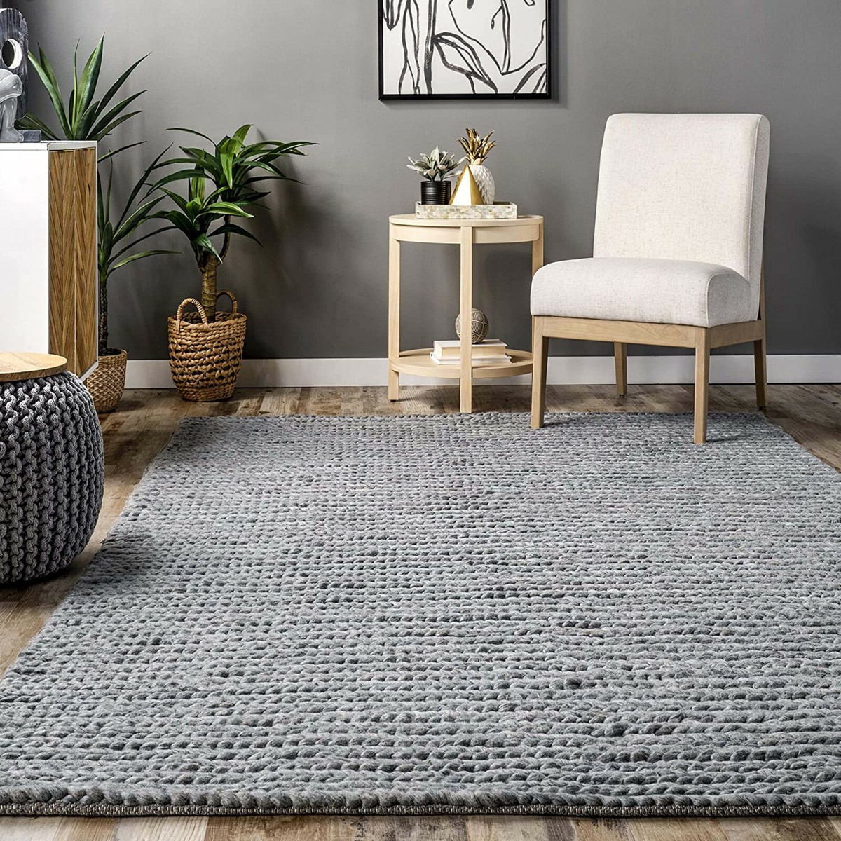 【Vintage】Hand Knit Rug 170×100 _57.JPG?set_id=8800005007