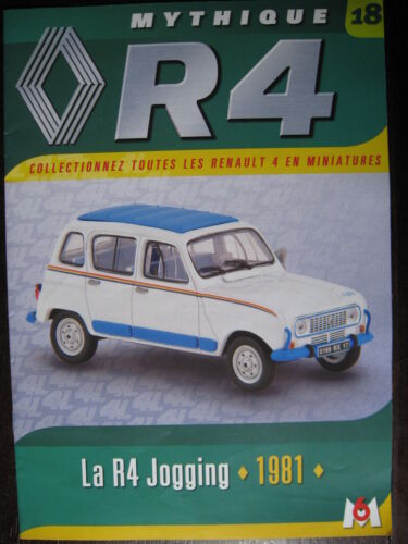1981 RENAULT R4 4L JOGGING BOOKLET 18 - Picture 1 of 2