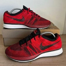 Size 10.5 - Nike Flyknit Trainer University Red for sale 