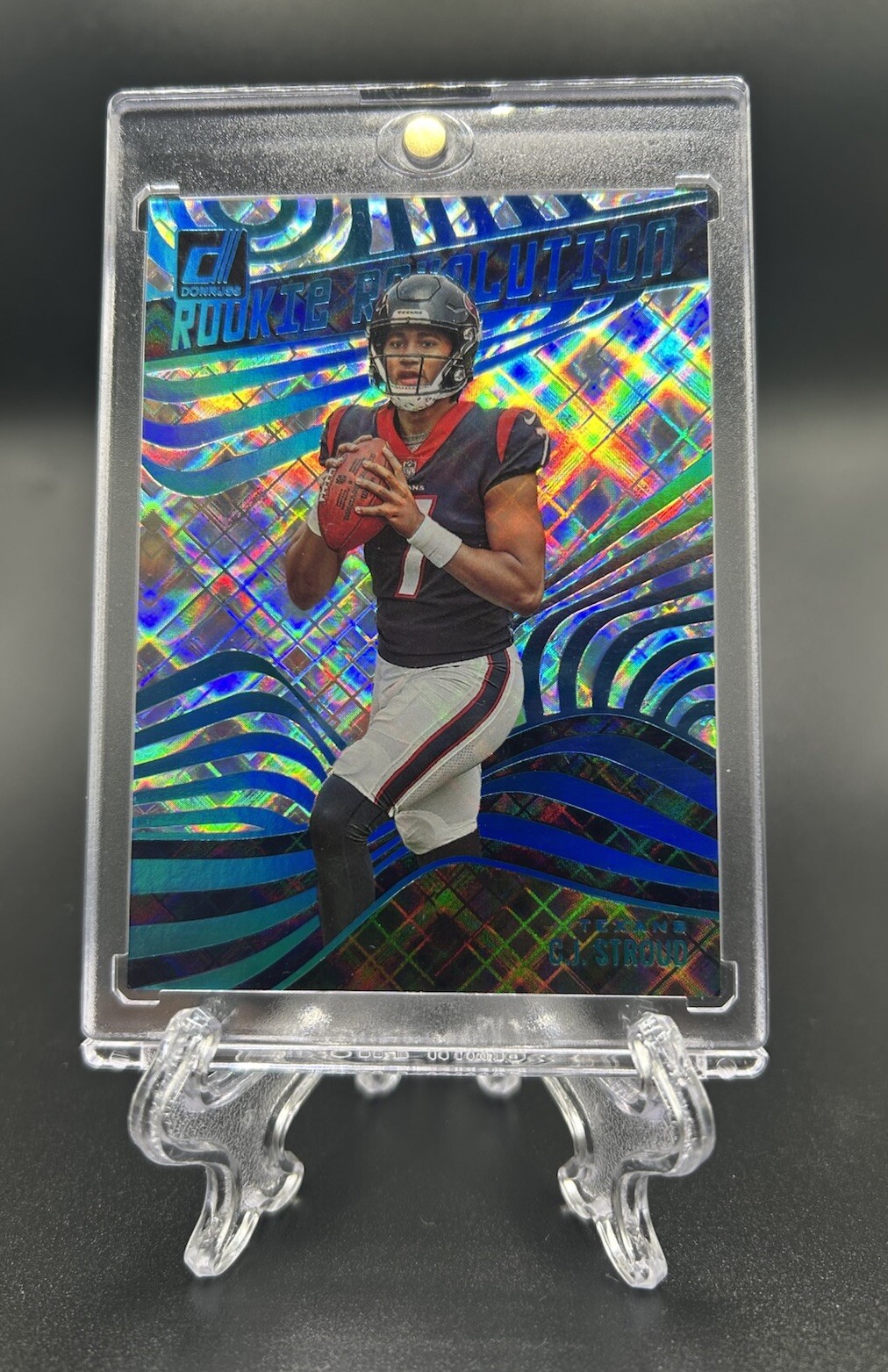 CJ Stroud 2023 Panini Donruss Rookie Revolution Cosmic #82 /100