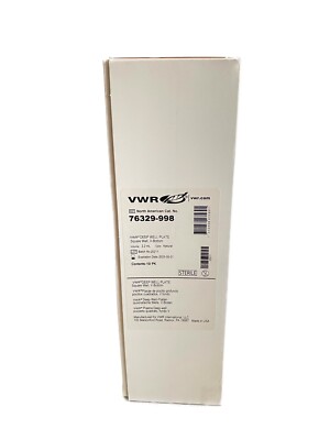 (10/Pk) VWR 2.2mL 96-Well Deep Well Plates PP Square Well V-Bottom 76329-998