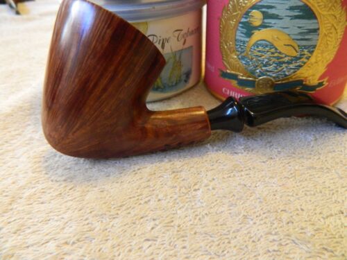 ESTATE PIPE RANDY WILEY HAND MADE USA, PATINA 99,STRAIGHT GRAIN BEAUTY, USED