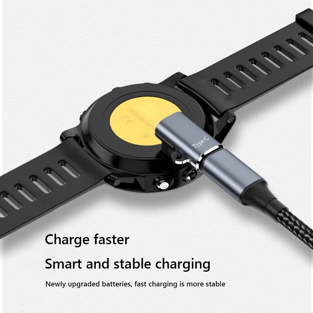 3pcs Charging Adapter with Lanyard Hole Cable Connector for Garmin