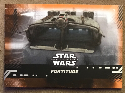 2019 Topps Star Wars The Rise of Skywalker FORTITUDE Orange SP #4/99!!