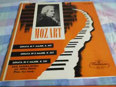 5 lps SKODA & DEMUS mozart sonata for four hands  Westminster WL 5060/WN 18045