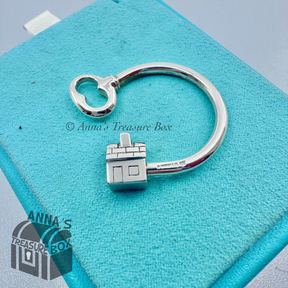 小物 TIFFANY&CO  Makers Key Ring Vintage Tiffany & Co Makers Sterling Silver Key Ring Key