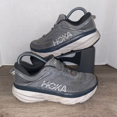 Hoka One One BONDI 7 1110518/WDDS Men's Running Shoes Size 7 GRAY WILD DOVE