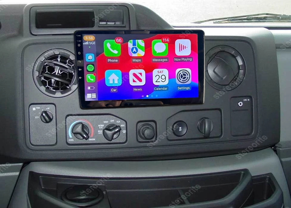 10" For 2009-2014 Ford E-350 Super Duty Carplay Android 13 Car Stereo Radio GPS - Image 3 of 4