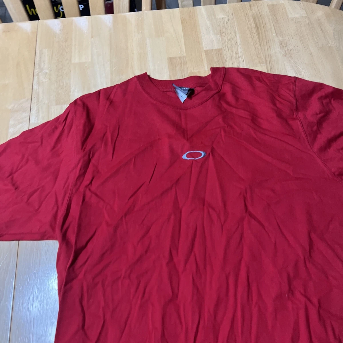 Vintage 90s Oakley Software Shirt Size XL RED