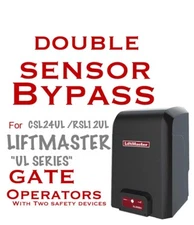 Double Sensor Bypass For UL Series Liftmaster Gate Operators CSL24UL/ RSL12UL
