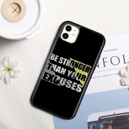 For iPhone SE4 16E 12 13 14 15 16 Pro Max Be Stronger Your Excuses Case Friendly - Picture 10 of 25