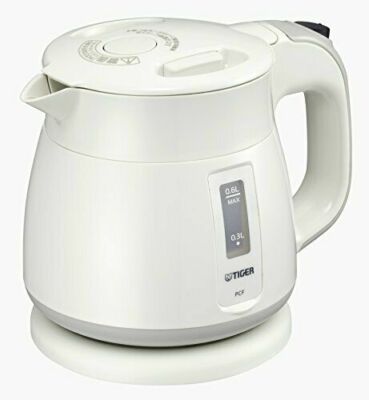 Tiger thermos electric kettle 600ml white Wakuko PCF-G060-W w/Tracking