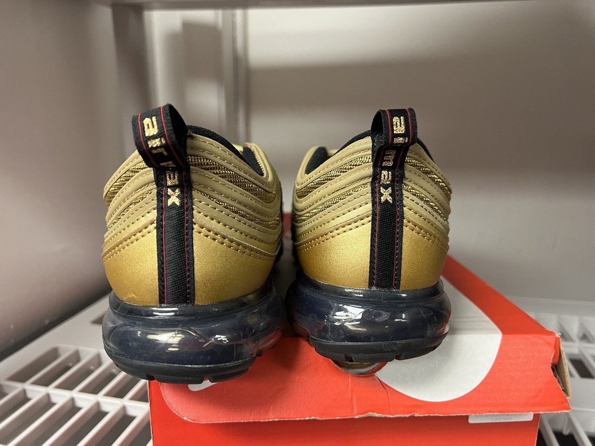 NIKE AIR VAPORMAX 97 メタリックゴールド 27cm 美品 Nike Air Vapormax 97 Gold Metallic Size 11 Trainer Runner