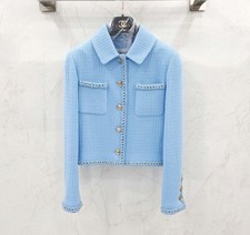 CHANEL Tweed Light Blue Jacket P80439 155949904 P 