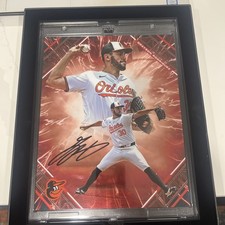 2025 fanatics under wraps emanate Orioles Grayson Rodriguez Red /5 Auto Book End