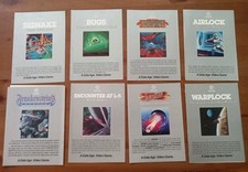 Lot Of 8 Atari 2600 Instruction Manual Booklets Data Age Titles Free Shipping