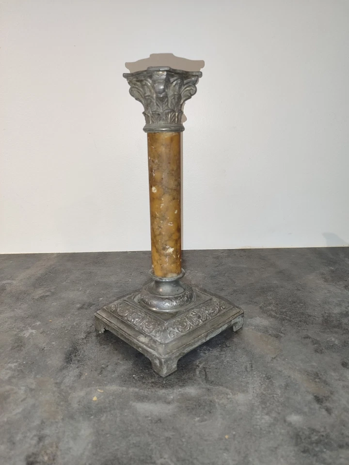 Ancien chandelier grand bougeoir  - Photo 2/4