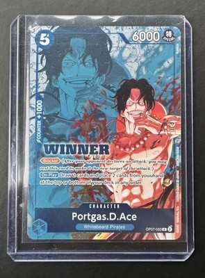 One Piece TCG   Portgas.D.Ace OP07-053   Tournament Winner-Promo   ENG/NM