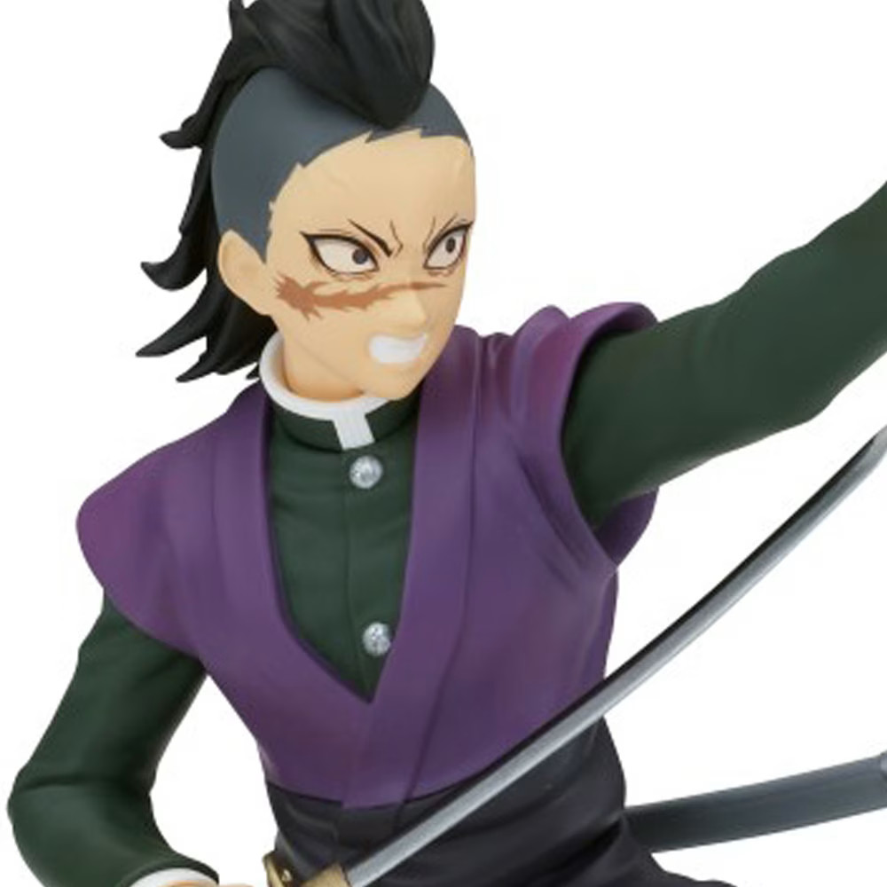 Figurine Genya Shinazugawa Vibration Stars Demon Slayer Manga Statuette PVC