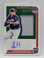 2022 Panini USA Stars & Stripes Baseball - Patch Auto /250 - DEVEREAUX HARRISON