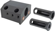 BOT10 CNC Lathe Turret Tool Holder Block 1-1/4” Bore & 5 “C” Reduction Sleeves