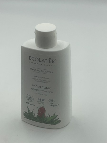 Tónico facial hidratación intensa Ecolatier aloe vera orgánico - 8,45 fl oz - nuevo