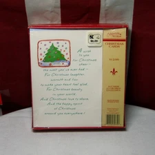 CHRISTMAS LAUGHTER & CHEER vtg box of 20 cards Gibson Greetings 1980s new