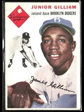 Junior Gilliam 1954 Topps #35 Brooklyn Dodgers