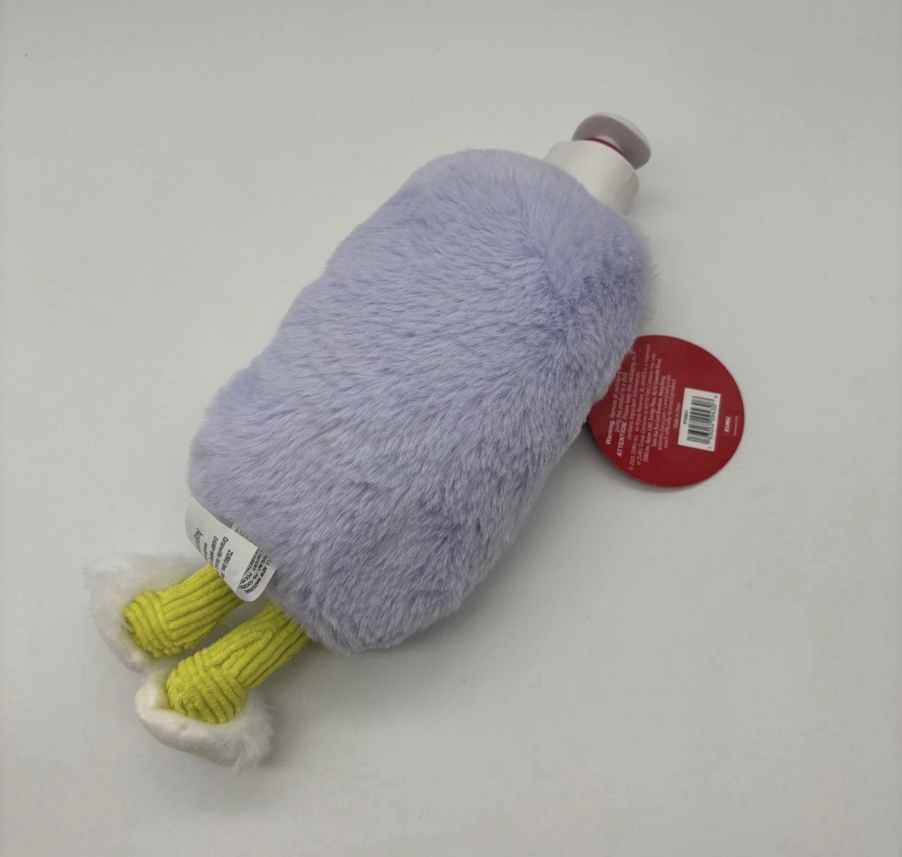EOS Vanilla Cashmere Purple Lotion Bottle 9.5" Furry Stuffed Plush Toy Zuru NWT