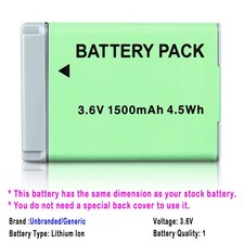 Compact Foldable AC Plug Charger  Rechargeable Battery fits Canon NB-13L NB13L